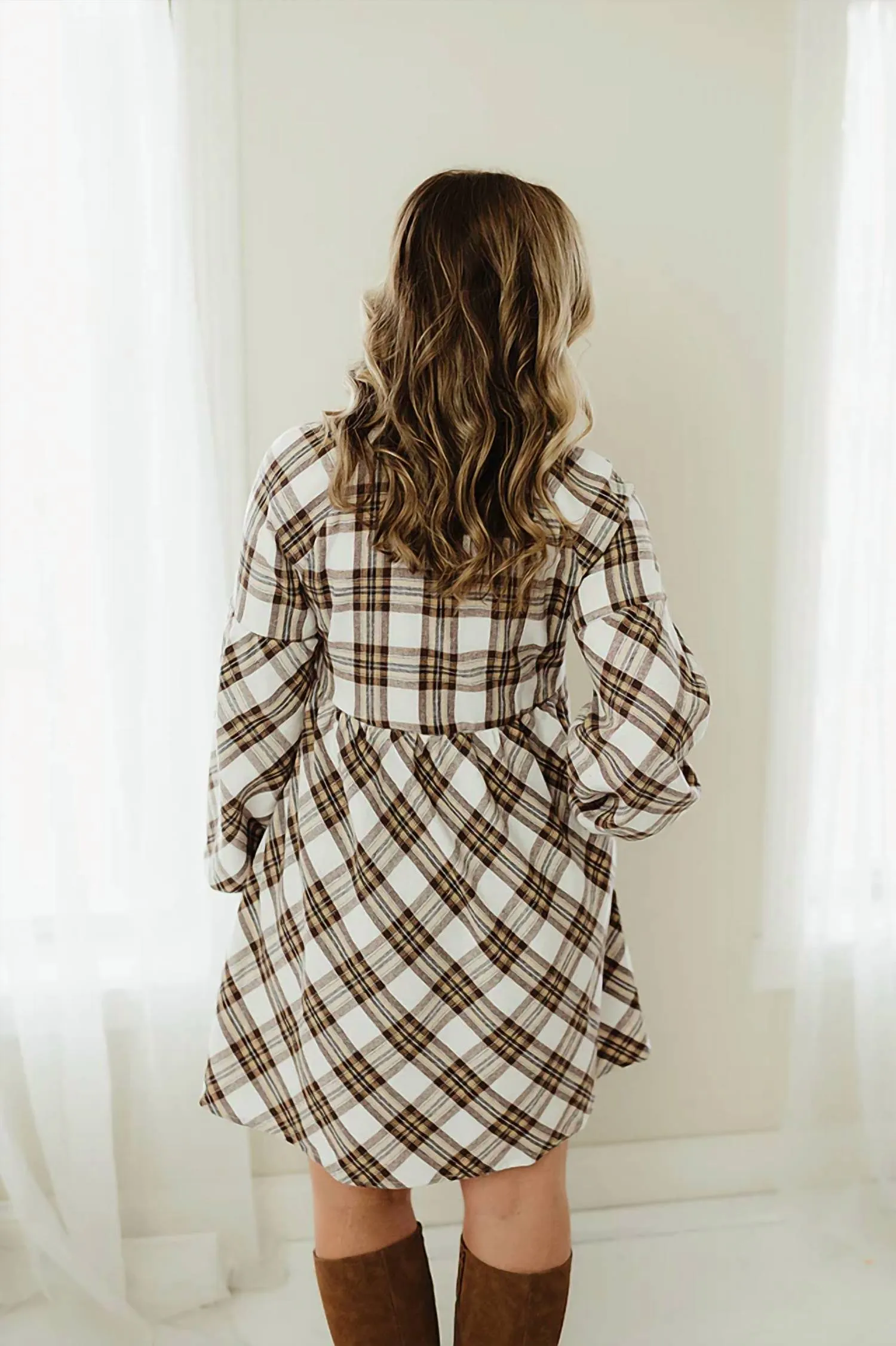 Aapparella - Plaid Mini Dress