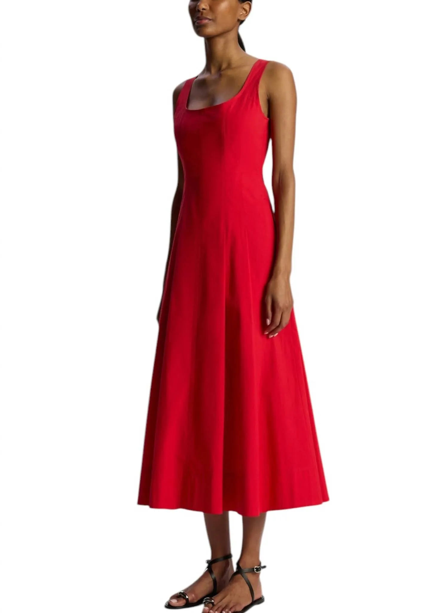 A.L.C. - Isabel Cotton Midi Dress