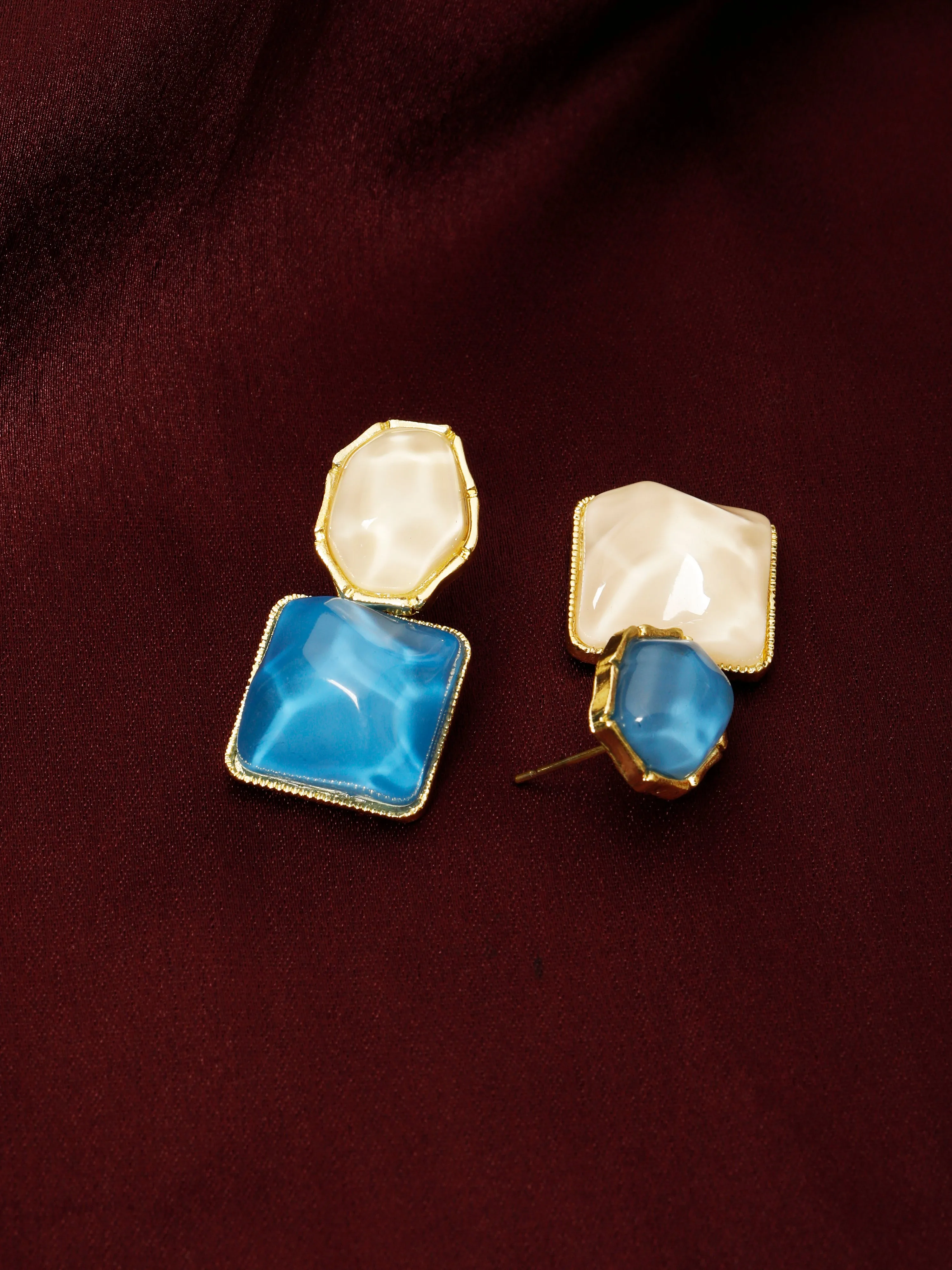 Aqua pearl Earrings