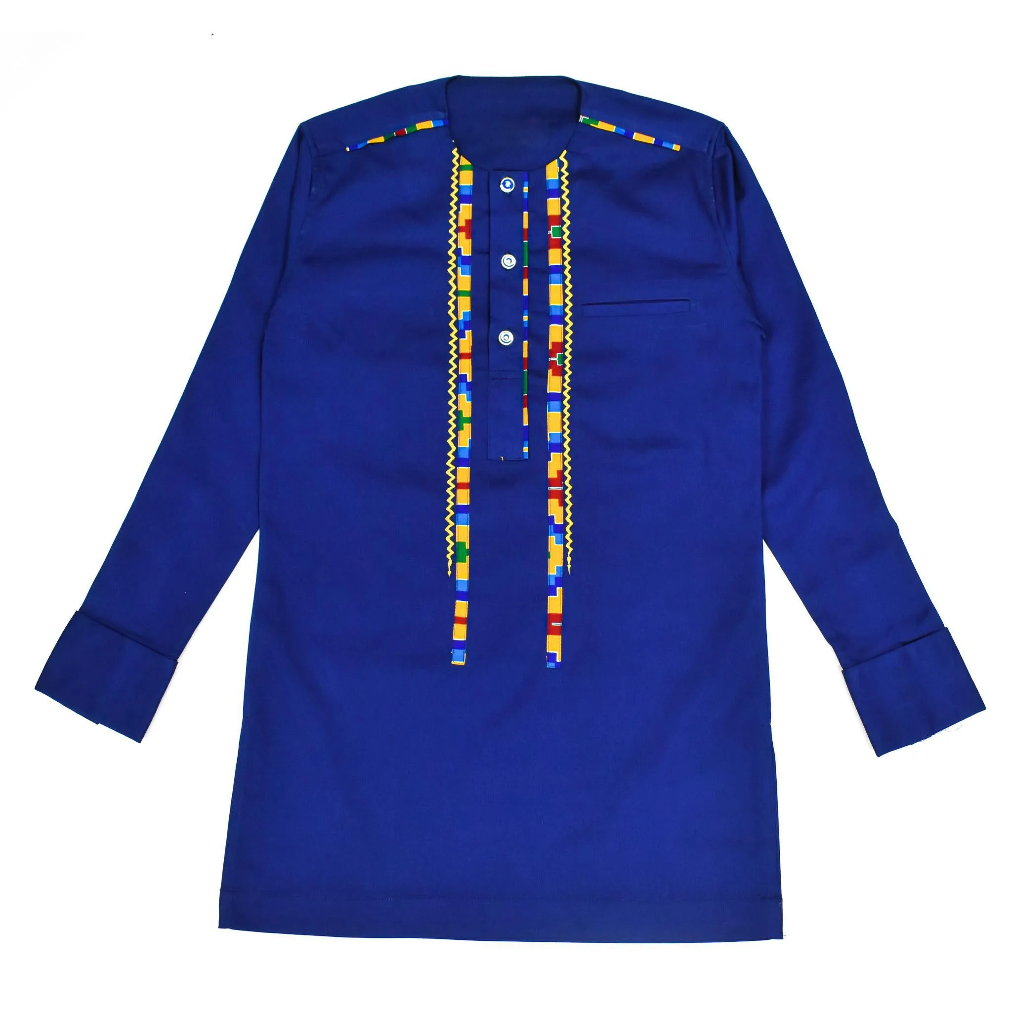 Blue Long Sleeve Top