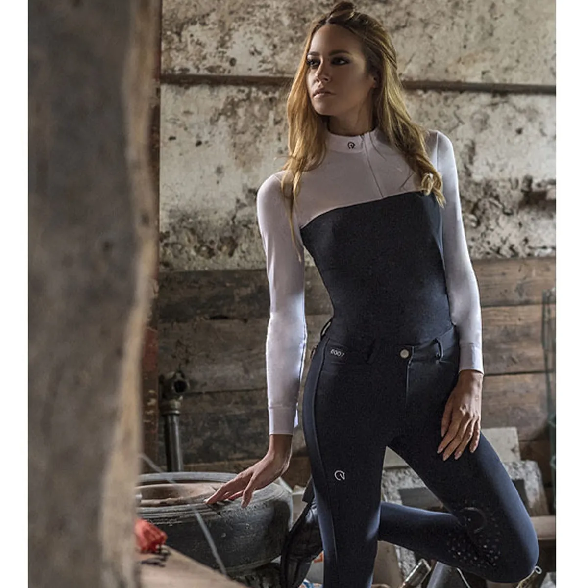 EGO 7 Women's Mesh Top Long Sleeve