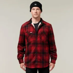 Hard Yakka Mens Legends Sherpa Comfy Fleece Jacket With Free Beanie Work Y06518