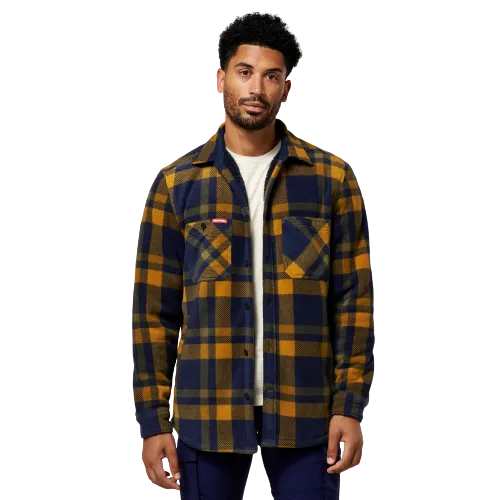 Hard Yakka Mens Legends Sherpa Comfy Fleece Jacket With Free Beanie Work Y06518
