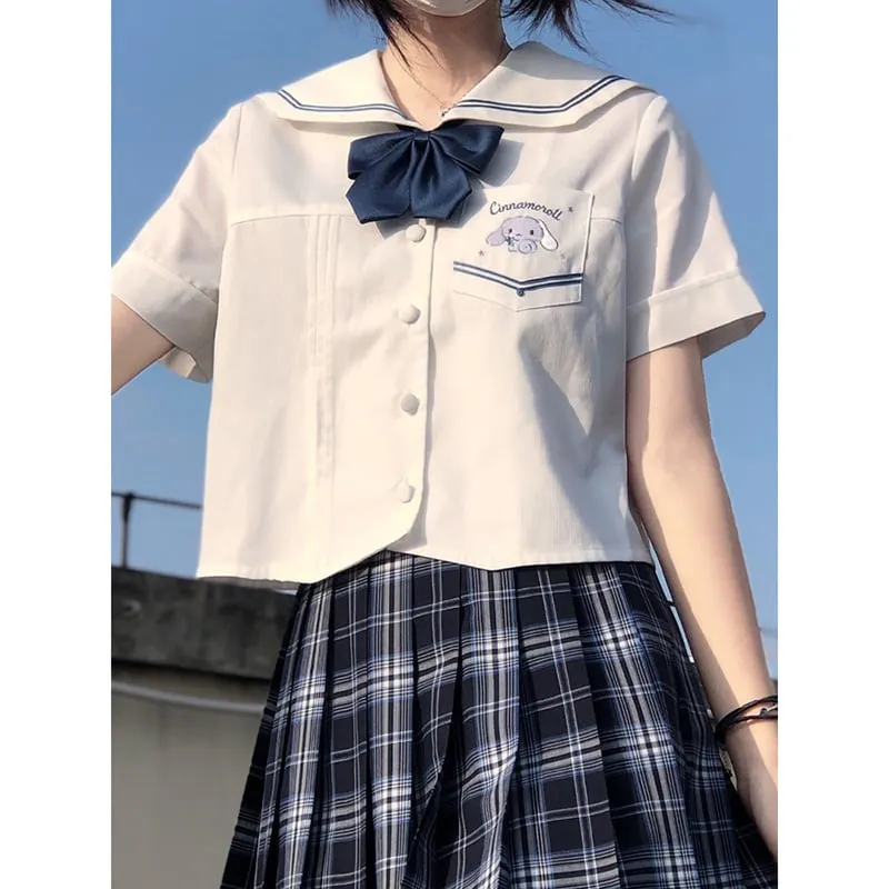Kawaii Cinnamorol Sailor Suit Shirt
