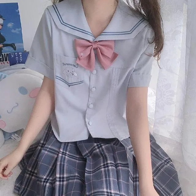Kawaii Cinnamorol Sailor Suit Shirt