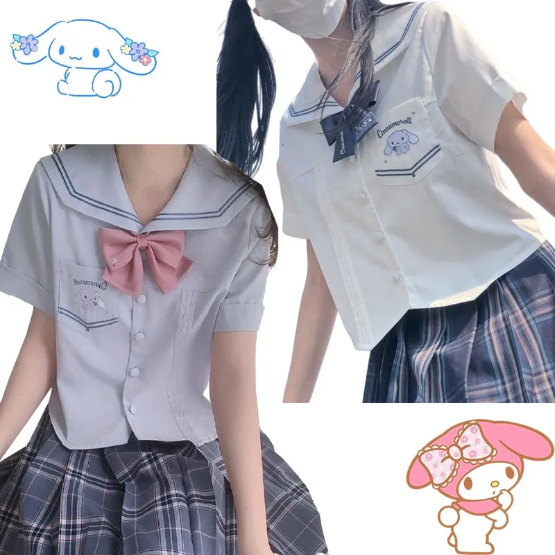 Kawaii Cinnamorol Sailor Suit Shirt