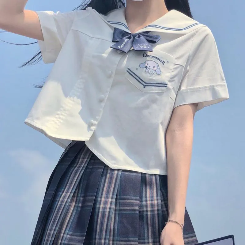 Kawaii Cinnamorol Sailor Suit Shirt