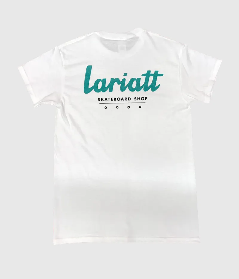 Lariatt Skate Shop T-Shirt White