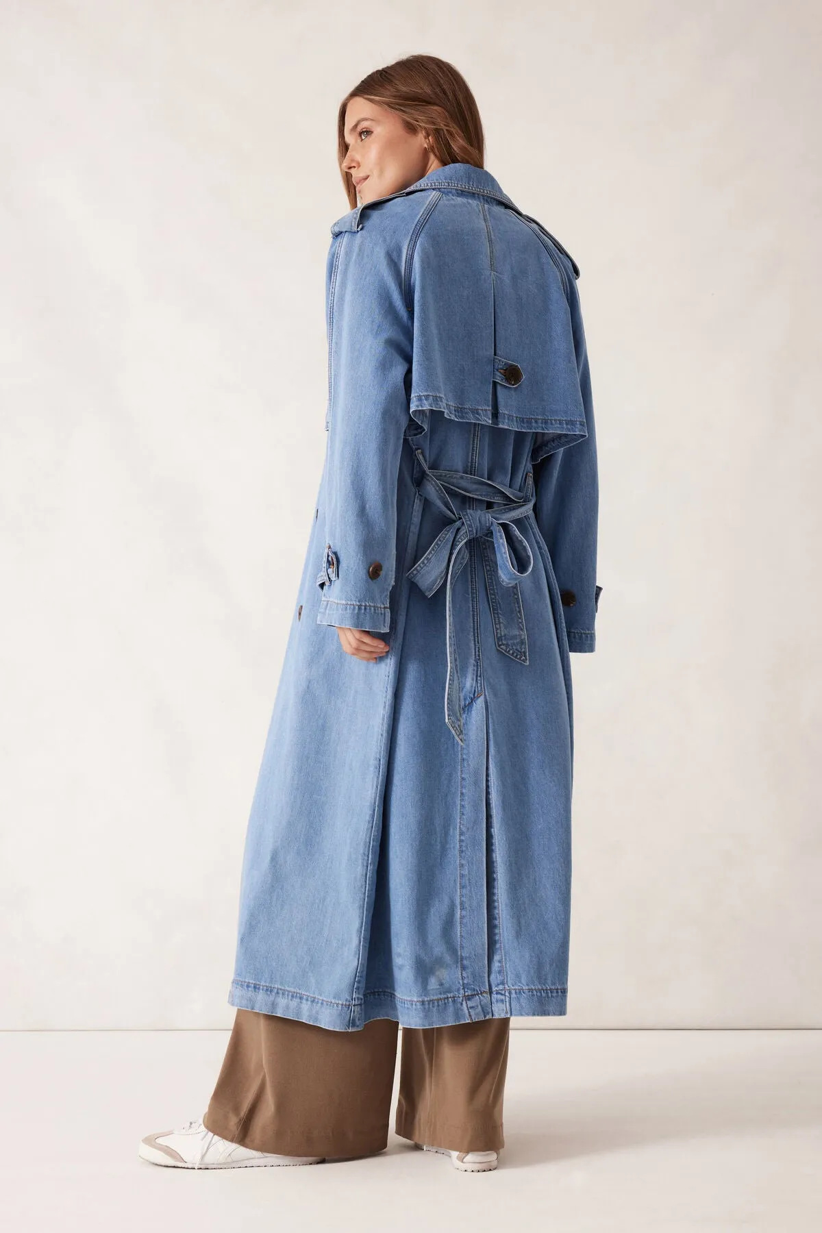 Lg Denim Trench