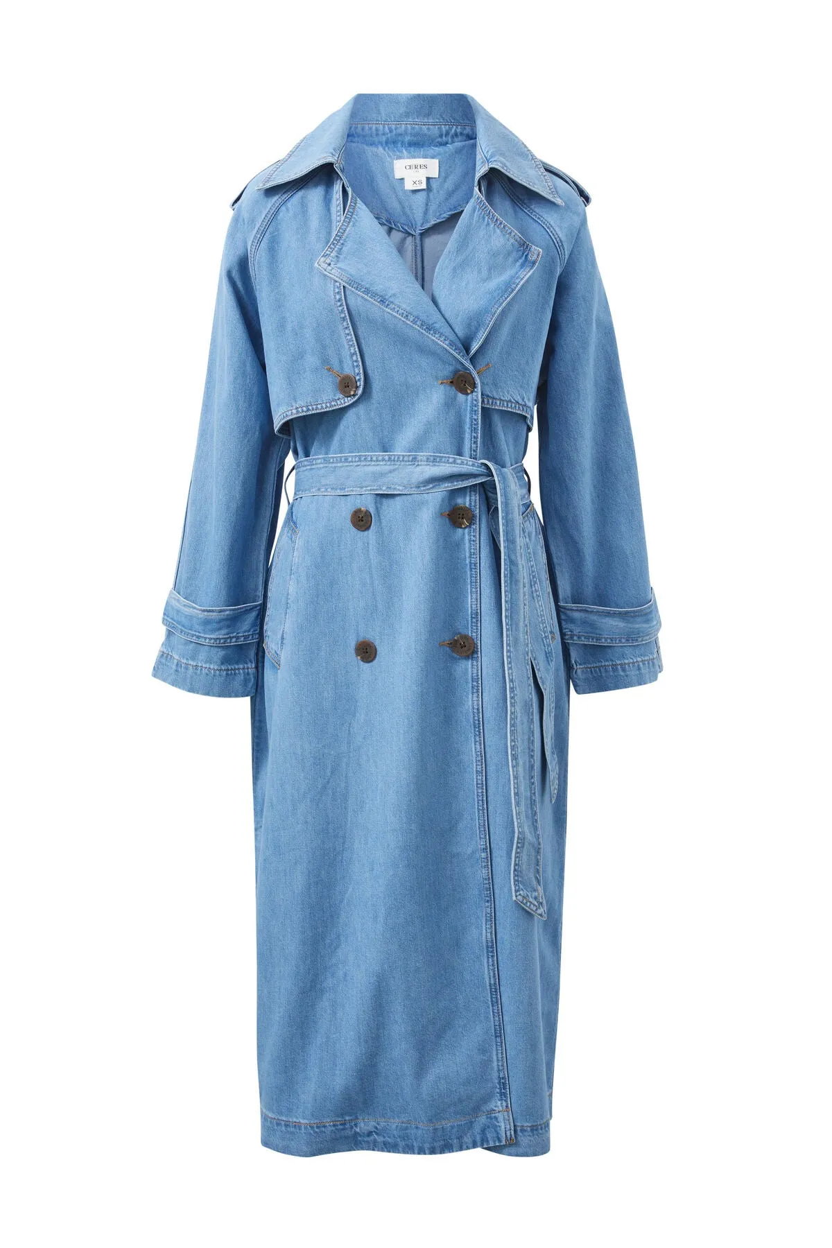 Lg Denim Trench