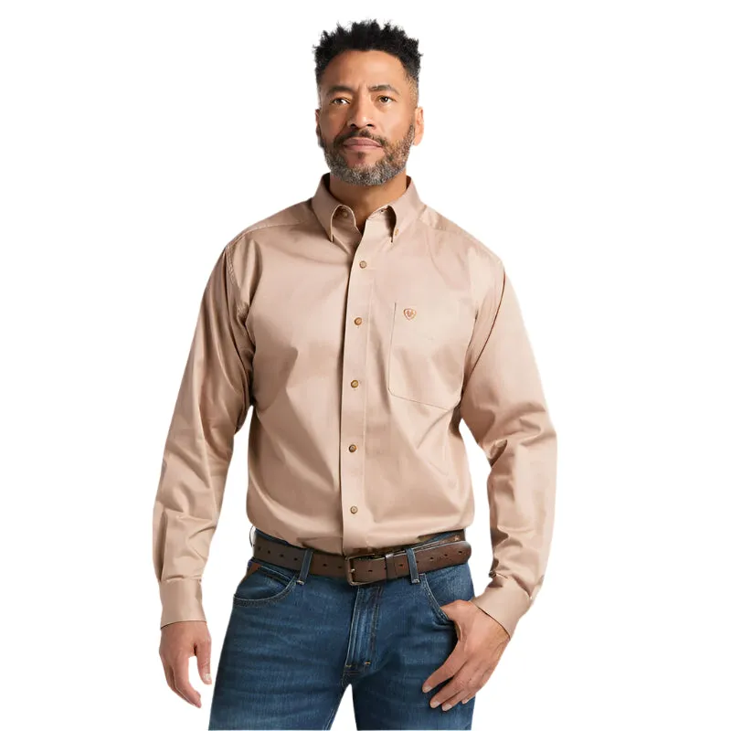 Men's Ariat Solid Twill Classic Fit Shirt 10000505