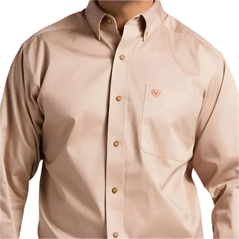 Men's Ariat Solid Twill Classic Fit Shirt 10000505