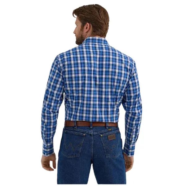 Men's Wrangler® Wrinkle Resist Long Sleeve Shirt - Classic Fit 112355369