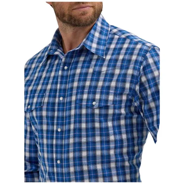Men's Wrangler® Wrinkle Resist Long Sleeve Shirt - Classic Fit 112355369