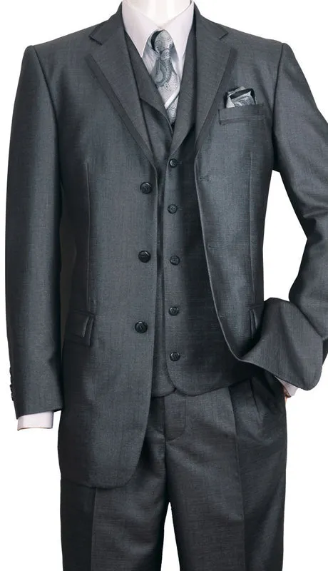 Milano Moda 5909-BLK Mens Suit