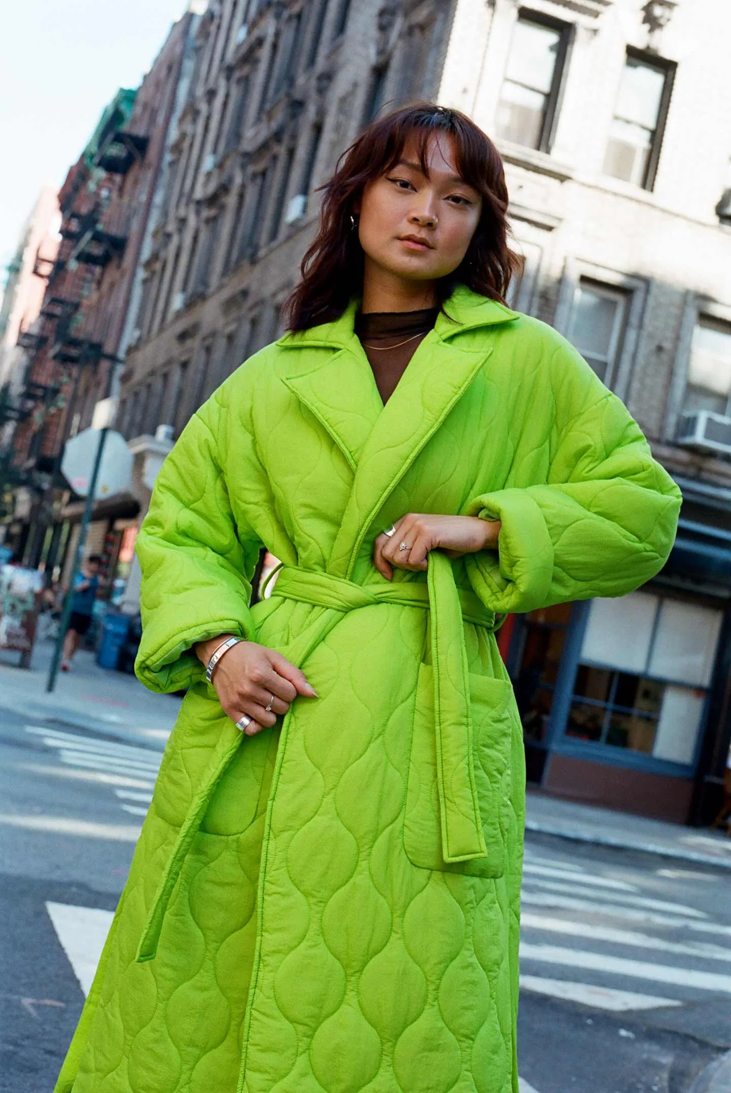 Premium Quality Roberta Puffer - Elegant Parakeet Design