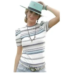 Women's Cruel denim Striped Blouse CTK7509001
