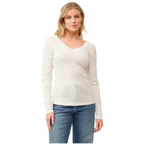 Women's DearJohn Alina V-Neck Long Sleeve T-Shirt DKN2127D9ATW
